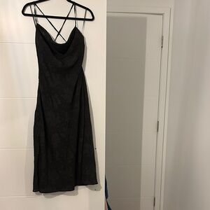 Textured Hello Molly Black Dress